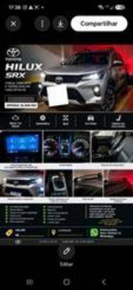 TOYOTA HILUX SW4 2.8 D-4D TURBO DIESEL SRX 7L 4X4 AUTOMÁTICO