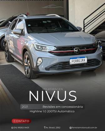 VOLKSWAGEN NIVUS 1.0 200 TSI TOTAL FLEX HIGHLINE AUTOMÁTICO