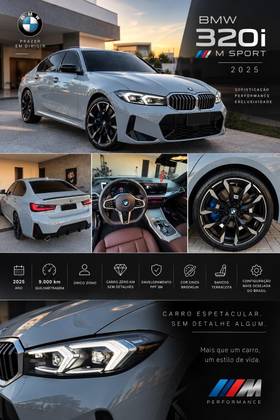 BMW 320i 2.0 16V TURBO FLEX M SPORT AUTOMÁTICO