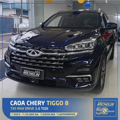 CAOA CHERY TIGGO 8 1.6 TGDI GASOLINA TXS MAX DRIVE DCT
