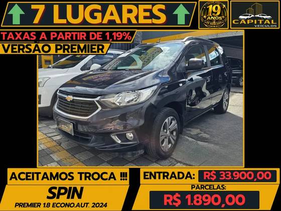 CHEVROLET SPIN 1.8 PREMIER 8V FLEX 4P AUTOMÁTICO