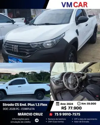 FIAT STRADA 1.3 FIREFLY FLEX ENDURANCE CS MANUAL