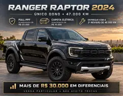 FORD RANGER 3.0 V6 TURBO GASOLINA RAPTOR 4X4 AUTOMÁTICO FORD RANGER 3.0 V6 TURBO GASOLINA RAPTOR 4X4 AUTOMÁTICO