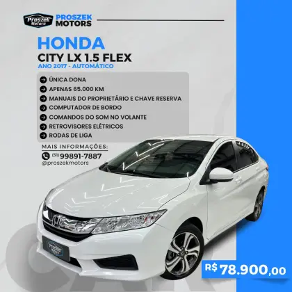 HONDA CITY 1.5 LX 16V FLEX 4P AUTOMÁTICO