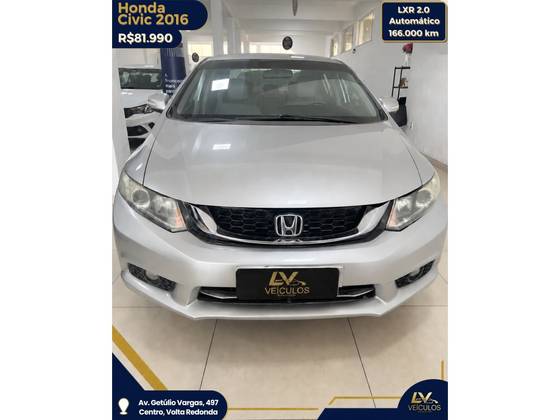HONDA CIVIC 2.0 LXR 16V FLEX 4P AUTOMÁTICO