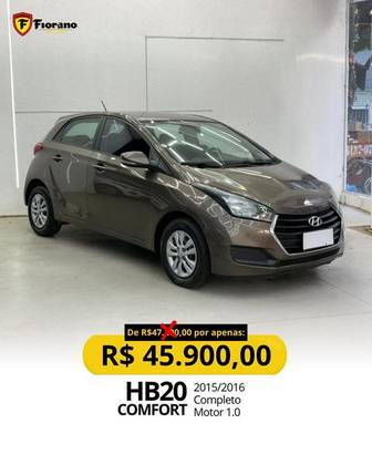 HYUNDAI HB20 1.0 COMFORT 12V FLEX 4P MANUAL