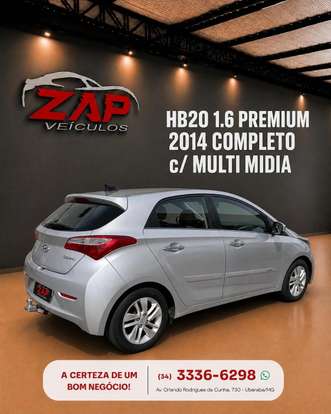 HYUNDAI-HB20-1.6 PREMIUM 16V FLEX 4P MANUAL HYUNDAI-HB20-2014