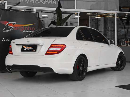 MERCEDES-BENZ-C 180-1.6 CGI SPORT 16V TURBO GASOLINA 4P AUTOMÁTICO MERCEDES-BENZ-C 180-2013