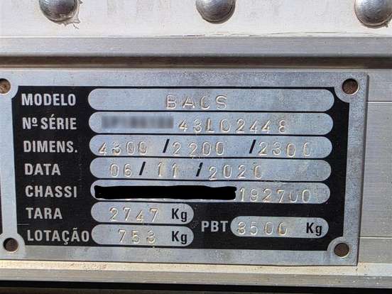 MERCEDES-BENZ-SPRINTER-2.2 CDI DIESEL CHASSIS 314 STREET EXTRA LONGO MANUAL MERCEDES-BENZ-SPRINTER-2020