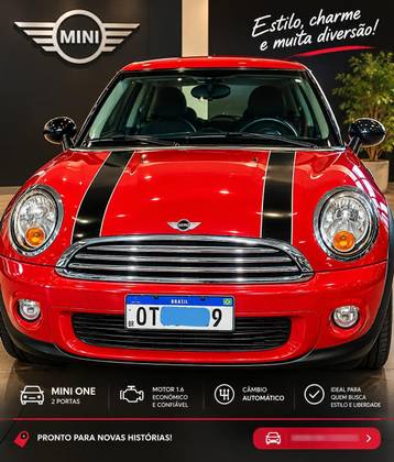 MINI ONE 1.6 16V GASOLINA 2P AUTOMÁTICO