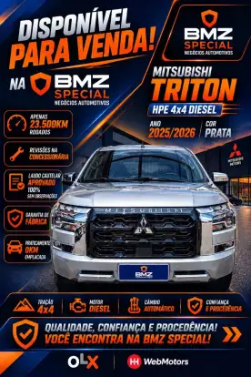 MITSUBISHI-TRITON-2.4 BITURBO DIESEL CD HPE 4X4 AUTOMÁTICO MITSUBISHI-TRITON-2025
