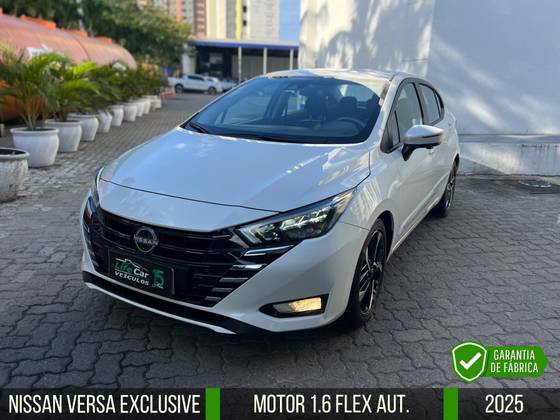 NISSAN VERSA 1.6 16V FLEX EXCLUSIVE XTRONIC