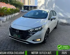 NISSAN VERSA 1.6 16V FLEX EXCLUSIVE XTRONIC NISSAN VERSA 1.6 16V FLEX EXCLUSIVE XTRONIC