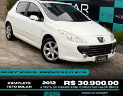 PEUGEOT 307 1.6 PRESENCE 16V FLEX 4P MANUAL PEUGEOT 307 1.6 PRESENCE 16V FLEX 4P MANUAL