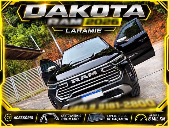 RAM-DAKOTA-2.2 TURBO DIESEL LARAMIE 4X4 AUTOMÁTICO RAM-DAKOTA-2026