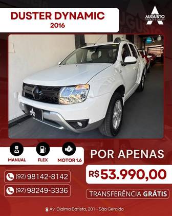 RENAULT DUSTER 1.6 DYNAMIQUE 4X2 16V FLEX 4P MANUAL