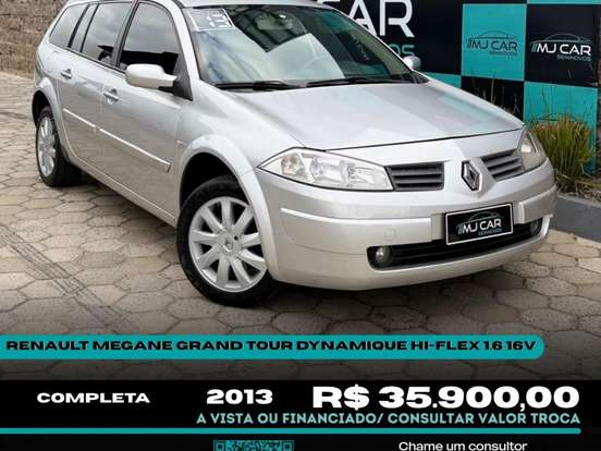 RENAULT-MEGANE-1.6 DYNAMIQUE GRAND TOUR 16V FLEX 4P MANUAL RENAULT-MEGANE-2012