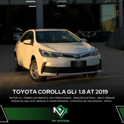 TOYOTA COROLLA 1.8 GLI 16V FLEX 4P AUTOMÁTICO