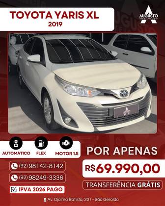 TOYOTA YARIS 1.5 16V FLEX SEDAN XL MULTIDRIVE