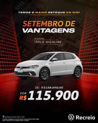 VOLKSWAGEN POLO 1.0 170 TSI HIGHLINE AUTOMÁTICO