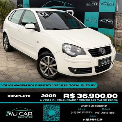 VOLKSWAGEN POLO 1.6 MI SPORTLINE 8V FLEX 4P MANUAL