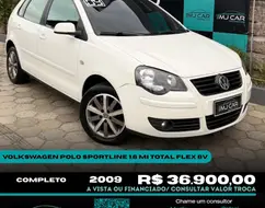 VOLKSWAGEN POLO 1.6 MI SPORTLINE 8V FLEX 4P MANUAL VOLKSWAGEN POLO 1.6 MI SPORTLINE 8V FLEX 4P MANUAL