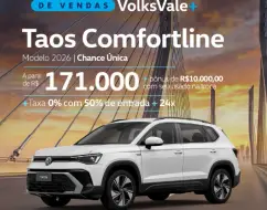 VOLKSWAGEN TAOS 1.4 250 TSI TOTAL FLEX COMFORTLINE AUTOMÁTICO VOLKSWAGEN TAOS 1.4 250 TSI TOTAL FLEX COMFORTLINE AUTOMÁTICO