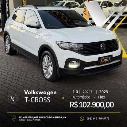 VOLKSWAGEN-T-CROSS-1.0 200 TSI TOTAL FLEX AUTOMÁTICO VOLKSWAGEN-T-CROSS-2022