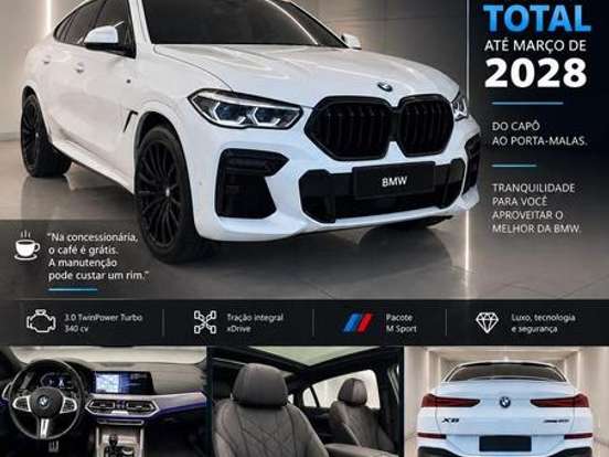BMW-X6-3.0 TWINPOWER GASOLINA XDRIVE40I M SPORT AUTOMÁTICO BMW-X6-2022