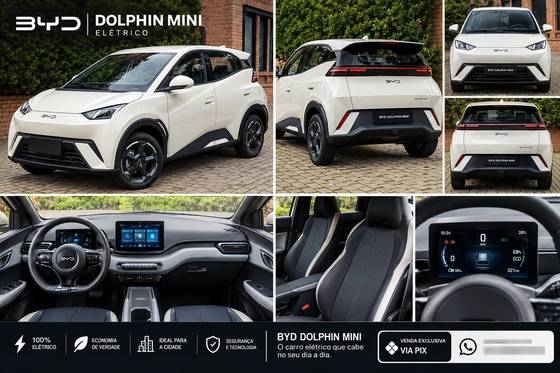 BYD DOLPHIN MINI 38 KW ELÉTRICO 5L