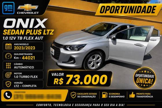 CHEVROLET ONIX 1.0 TURBO FLEX AUTOMÁTICO