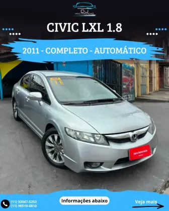 HONDA CIVIC 1.8 LXL 16V FLEX 4P AUTOMÁTICO