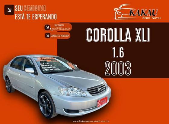 TOYOTA COROLLA 1.6 XLI 16V GASOLINA 4P AUTOMÁTICO
