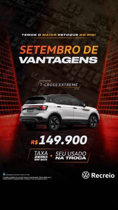VOLKSWAGEN T-CROSS 1.4 250 TSI TOTAL FLEX EXTREME AUTOMÁTICO