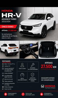 HONDA HR-V 1.5 DI I-VTEC TURBO FLEX ADVANCE CVT