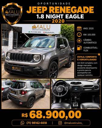 JEEP RENEGADE 1.8 16V FLEX SPORT 4P AUTOMÁTICO
