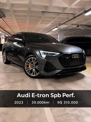 AUDI E-TRON ELÉTRICO SPORTBACK PERFORMANCE QUATTRO