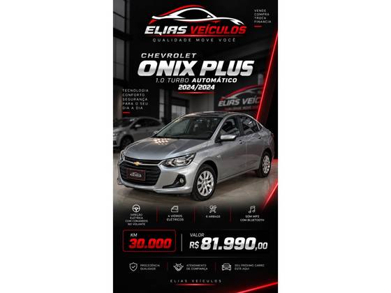 CHEVROLET ONIX 1.0 TURBO FLEX PLUS AUTOMÁTICO