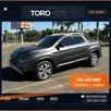 FIAT TORO 2.0 16V TURBO DIESEL VOLCANO 4WD AT9 FIAT TORO 2.0 16V TURBO DIESEL VOLCANO 4WD AT9
