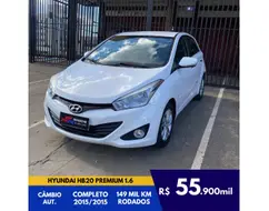 HYUNDAI HB20 1.6 PREMIUM 16V FLEX 4P AUTOMÁTICO HYUNDAI HB20 1.6 PREMIUM 16V FLEX 4P AUTOMÁTICO