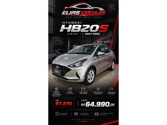 HYUNDAI HB20S 1.0 12V FLEX VISION MANUAL