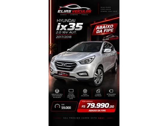 HYUNDAI IX35 2.0 MPFI 16V FLEX 4P AUTOMÁTICO