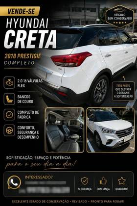 HYUNDAI CRETA 2.0 16V FLEX PRESTIGE AUTOMÁTICO