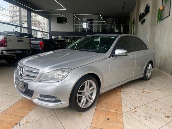 MERCEDES-BENZ-C 180-1.6 CGI SPORT 16V TURBO GASOLINA 4P AUTOMÁTICO MERCEDES-BENZ-C 180-2012