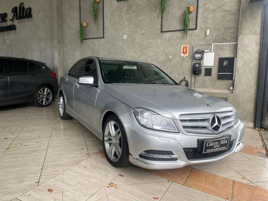 MERCEDES-BENZ-C 180-1.6 CGI SPORT 16V TURBO GASOLINA 4P AUTOMÁTICO MERCEDES-BENZ-C 180-2012