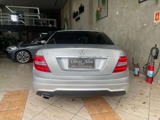 MERCEDES-BENZ-C 180-1.6 CGI SPORT 16V TURBO GASOLINA 4P AUTOMÁTICO MERCEDES-BENZ-C 180-2012
