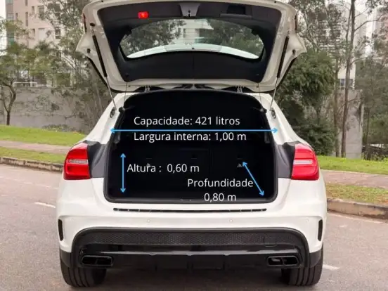 MERCEDES-BENZ-GLA 45 AMG-2.0 16V TURBO GASOLINA 4P AUTOMÁTICO MERCEDES-BENZ-GLA 45 AMG-2015