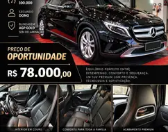 MERCEDES-BENZ GLA 200 1.6 CGI ADVANCE 16V TURBO GASOLINA 4P AUTOMÁTICO MERCEDES-BENZ GLA 200 1.6 CGI ADVANCE 16V TURBO GASOLINA 4P AUTOMÁTICO