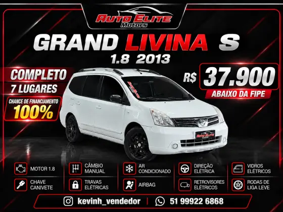 NISSAN LIVINA 1.8 S 16V FLEX 4P AUTOMÁTICO