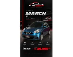 NISSAN MARCH 1.0 S 12V FLEX 4P MANUAL NISSAN MARCH 1.0 S 12V FLEX 4P MANUAL